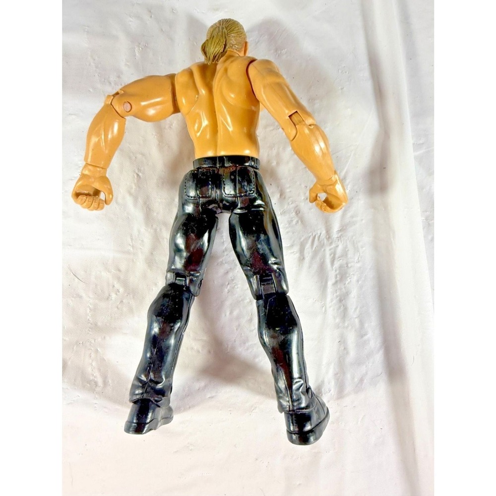 Shawn Michaels WWE Action Figure 1999 Jakks Pacific Wrestling Toy Black Silver - Picture 2 of 3